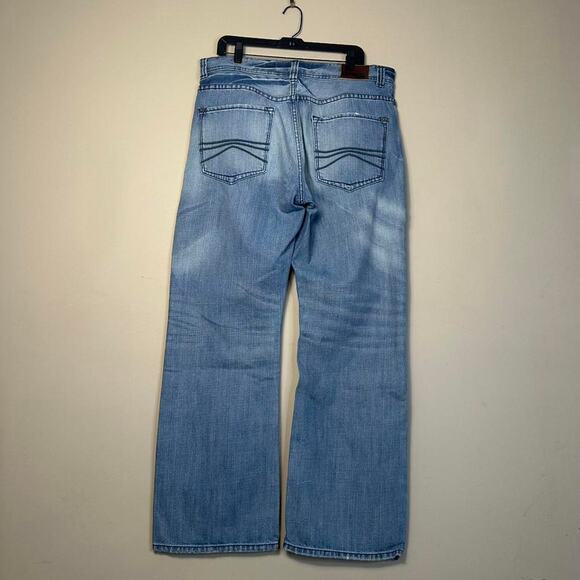 Vintage Express Relaxed Fit Embroidered Denim Jeans - Picture 2 of 5